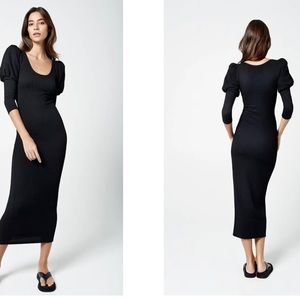 Smythe Juliet Black Maxi Dress Size M